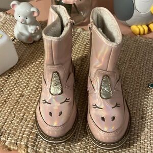 Cat and Jack never worn plush unicorn boots
